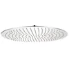 Image de vidaXL Tête de douche plongeante ronde en acier inoxydable 50 cm