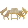 Image de vidaXL Vidaxl Jeu De Salle À Manger D'extérieur 4 Pcs Bois De Pin Imprégné