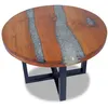 Image de vidaXL Table basse Teck Résine 60 cm243466