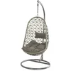 Image de Fauteuil Suspendu Bologna Gris - Jardideco
