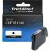 Image de PrintAbout huismerk Inktcartridge C13T061140 Zwart Geschikt voor Epson