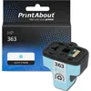 Image de PrintAbout huismerk Inktcartridge 363 (C8774EE) Licht-cyaan Geschikt voor HP