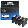 Image de PrintAbout huismerk Inktcartridge T0556 4-kleuren Multipack Geschikt voor Epson