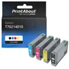 Image de PrintAbout huismerk Inktcartridge T70214010 4-kleuren Multipack Geschikt voor Epson