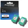 Image de PrintAbout huismerk Inktcartridge 351XL (CB338EE) 3-kleuren Multipack Hoge capaciteit Geschikt voor HP