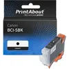 Image de PrintAbout huismerk Inktcartridge BCI-5BK Zwart Geschikt voor Canon