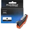 Image de PrintAbout huismerk Inktcartridge 24XL (C13T24314012) Zwart Hoge capaciteit Geschikt voor Epson