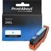 Image de PrintAbout huismerk Inktcartridge 24XL (C13T24354012) Licht-cyaan Hoge capaciteit Geschikt voor Epson