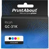 Image de PrintAbout huismerk Inktcartridge GC-31K (405688) 4-kleuren Multipack Geschikt voor Ricoh