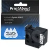 Image de PrintAbout huismerk Tape 45803 (S0720830) Zwart op wit (19 mm) Geschikt voor Dymo