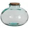 Image de Mica Decorations Olly Vase - H23 x Ã29 cm - Verre recyclÃ© - Transparent