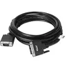 Image de Club 3D - Câble adaptateur - DVI-A (M) pour HD-15 (VGA) (M) - 3 m - vis moletées contacts flashés d'or