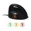 Image de R-Go HE Break Souris ergonomique Logiciel anti-RSI Grand (au-dessus 185mm) droitier Filaire - Souris verticale - ergonomique - pour droitiers - 4 boutons - filaire - USB - noir