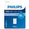 Image de Philips USB 2.0 16GB Pico Edition bleu ocÃ©an