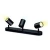 Image de WiZ IMAGEO WiZ Spots 3x5W B 27-65K TW 871951455185500 Plafonnier LED 15 W blanc chaud noir
