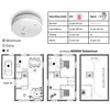 Image de Pack de 6 DÃ©tecteurs de fumÃ©e ELRO FS1805 avec aimant et batterie de 5 ans - Blanc