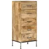 Image de vidaXL Coffre à tiroirs 45x35x106 cm Bois de manguier massif247806