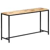 Image de vidaXL Table console 140 x 35 x 76 cm Bois de manguier massif brut
