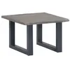Image de vidaXL Table basse avec bord naturel Gris 60x60x40 cm Bois d'acacia247827
