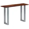 Image de vidaXL Table console 115x35x76 cm Bois d'acacia massif et fer247830