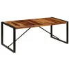 Image de vidaXL Table Ã  dÃ®ner 200x100x75 cm Bois de Sesham solide
