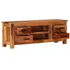 Image de vidaXL Meuble TV 110x30x40 cm Bois solide