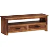 Image de vidaXL Vidaxl Meuble Tv 118x30x40 Cm Bois Massif