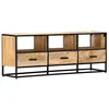 Image de vidaXL Meuble TV 120 x 30 x 45 cm Bois solide de manguier
