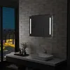 Image de vidaXL Miroir mural à LED pour salle de bains 80x60 cm144706