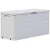 Image de vidaXL Vidaxl Boîte De Rangement De Jardin 280 L Gris Clair