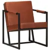 Image de vidaXL Fauteuil marron cuir véritable247800