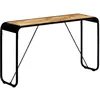Image de vidaXL Table console 140 x 35 x 76 cm Bois de manguier massif brut