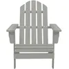 Image de vidaXL Vidaxl Chaise De Jardin Bois Gris