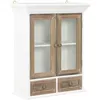 Image de Armoire Murale Blanc 49x22x59 Cm Bois D'ingénierie