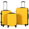 Image de vidaXL Valise rigide 3 pcs Jaune ABS91890