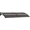 Image de vidaXL Auvent de porte Noir 200x75 cm PC144825