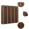 Image de vidaXL Garde-robe avec 4 compartiments Marron 175x45x170 cm282446
