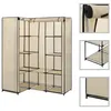 Image de vidaXL Garde-robe d'angle Crème 130 x 87 x 169 cm282451