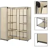 Image de vidaXL Vidaxl Garde-Robe D'angle Crème 130 X 87 X 169 Cm