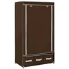 Image de vidaXL Garde-robe Marron 87x49x159 cm Tissu282458