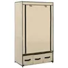 Image de vidaXL Garde-robe Crème 87 x 49 x 159 cm Tissu282459