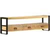 Image de vidaXL Meuble Tv 150x30x45 Cm Bois Solide De Manguier