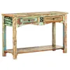 Image de vidaXL Table console 120x40x75 cm Bois solide de récupération