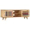 Image de vidaXL Meuble TV 120x30x40 cm Bois massif de manguier