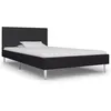 Image de vidaXL Cadre de lit sans matelas noir tissu 90x200 cm