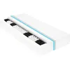 Image de vidaXL Matelas 120 X 200 Cm 7 Zones Ressort Ensaché 20 Cm H3 Vidaxl Vidaxl