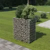 Image de vidaXL Lit surélevé à gabion Acier galvanisé 90x50x100 cm