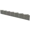 Image de vidaXL Mur De Gabion Acier Galvanisé 450 X 30 X 50 Cm