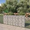 Image de vidaXL Mur à gabion avec couvercles Acier galvanisé 200 x 20 x 85 cm143580