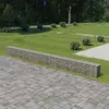 Image de vidaXL Mur à gabion avec couvercles Acier galvanisé 600x30x50 cm143583